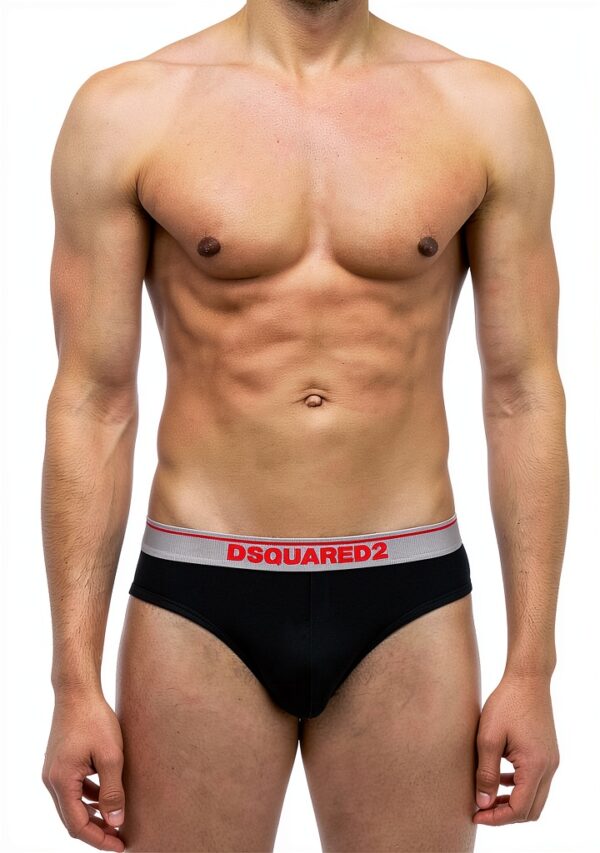 DSQUARED2 Slip Uomo Nero XS - Design Autunno Inverno Elegante-2