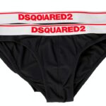 Slip da uomo Dsquared2 modello DCX610050001 taglia L in cotone premium-0