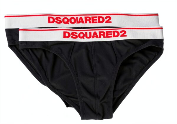 Slip da uomo Dsquared2 modello DCX610050001 taglia L in cotone premium-0