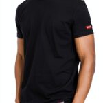Maglia DSQUARED2 uomo cotone nero taglia S-XXL elegante casual-0