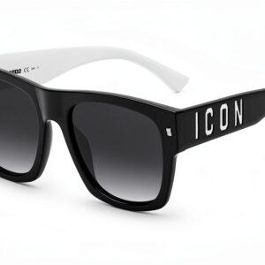 Occhiali da sole DSQUARED2 Icon 0004/s 55 mm 80S/9O Black White-0