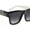 Occhiali da sole DSQUARED2 Icon 0004/s 55 mm 80S/9O Black White-2