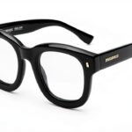 Occhiali da sole Dsquared2 D2 0091 Black Gold 48 mm con custodia-0