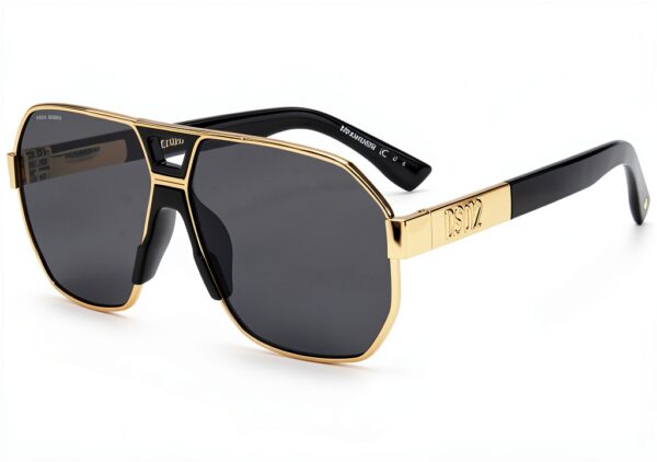 Occhiali da sole Dsquared2 D2 0028/S RHL IR Gold Black 63 mm con-0