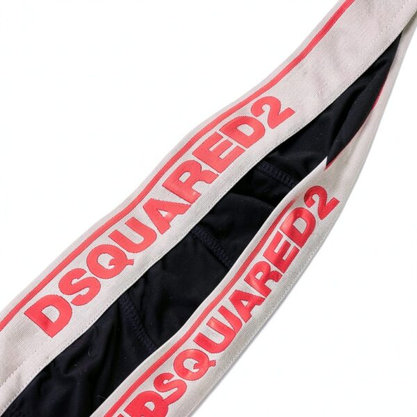 Slip da uomo Dsquared2 modello DCX610050001 taglia L in cotone premium-2