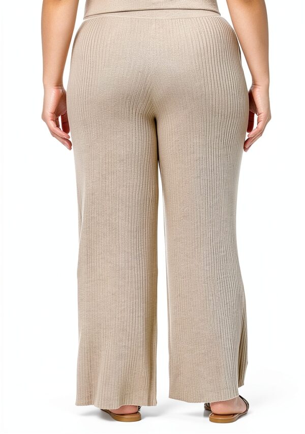 The Drop Catalina Rib Sweater Pant Donna – Pantaloni Nero in Nylon-4