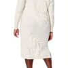 Vestito da Donna The Drop Midi a Costine Taglie S-5XL Nero e Moka-4