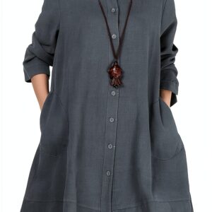 Camicia Cardigan Lunga Donna VOGK105 – colori e taglie M-XXL-0
