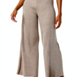 The Drop Catalina Rib Sweater Pant Donna – Pantaloni Nero in Nylon-0