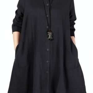 Camicia Cardigan Lunga Donna VOGK105 – colori e taglie M-XXL-0