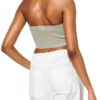 Maglione Greta con Collo Squadrato The Drop Salvia Del Deserto 4XL-1