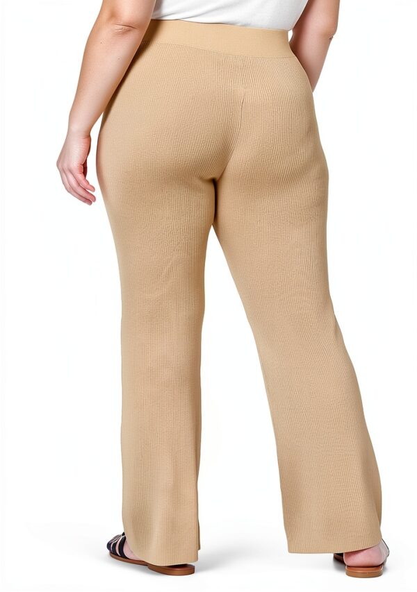 Pantaloni Donna The Drop Ellison Gamba Larga Cagliata e Siero di Latte-4