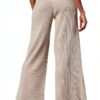 The Drop Catalina Rib Sweater Pant Donna – Pantaloni Nero in Nylon-1