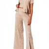 The Drop Catalina Rib Sweater Pant Donna – Pantaloni Nero in Nylon-2