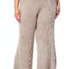 The Drop Catalina Rib Sweater Pant Donna – Pantaloni Nero in Nylon-3