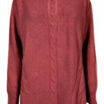 Maglia Donna Persona by Marina Rinaldi in Cachemire Rosa S/L-0