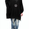 FTCayanz Felpa Donna Primavera Girocollo Oversize Grigio XL-1