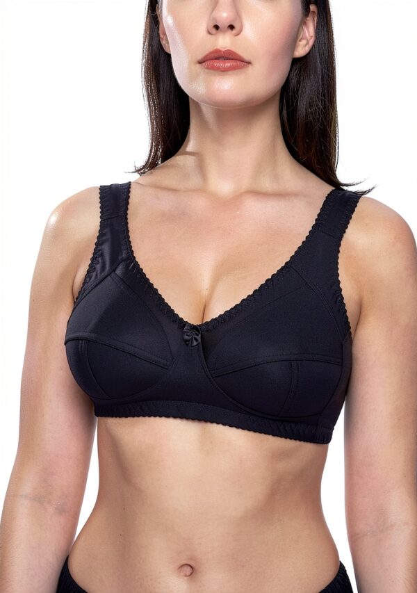 frugue Reggiseno Senza Ferretto Contenitivo Taglie Forti Pizzo Donna-0