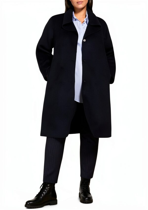 Marina Rinaldi Persona by Pantalone Donna Blu gessato Bianco Art 13.1134101 Regola-4