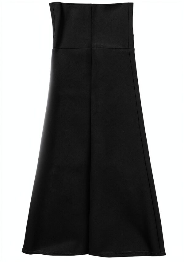 PERSONA by Marina Rinaldi Pantalone Donna Lana a Zampa Zip Davanti Art LAMENTI (19 - IT 48, Nero)-1