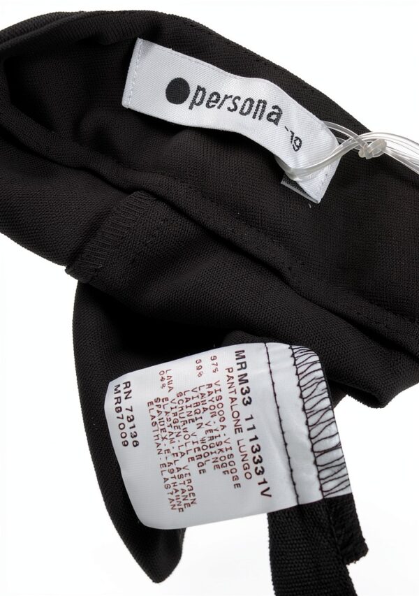 PERSONA by Marina Rinaldi Pantalone Donna Lana a Zampa Zip Davanti Art LAMENTI (19 - IT 48, Moro)-4