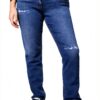 Jeans donna Persona by Marina Rinaldi super stretch denim stone washed-1