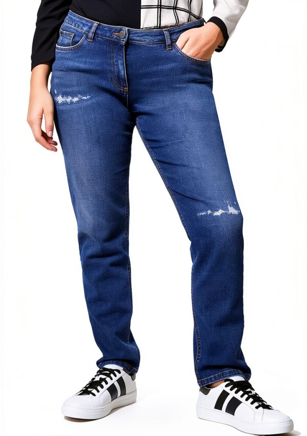 Jeans donna Persona by Marina Rinaldi super stretch denim stone washed-1