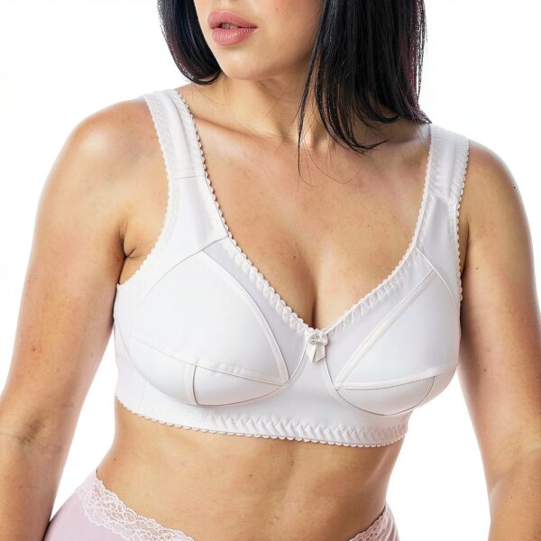 frugue Reggiseno Senza Ferretto Contenitivo Taglie Forti Pizzo Donna-2