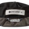 PERSONA by Marina Rinaldi Gonna Donna Nero VALDOR 100% Poliestere Made in Italy (21 - IT 50)-1