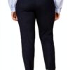 Marina Rinaldi Persona by Pantalone Donna Blu gessato Bianco Art 13.1134101 Regola-3