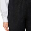 Marina Rinaldi Persona by Pantalone Donna Blu gessato Bianco Art 13.1134101 Regola-2