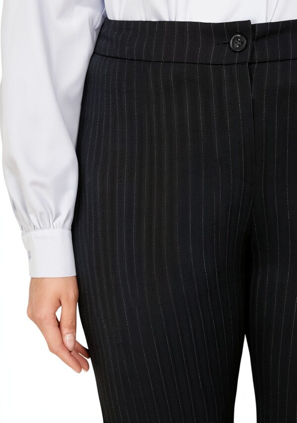 Marina Rinaldi Persona by Pantalone Donna Blu gessato Bianco Art 13.1134101 Regola-2