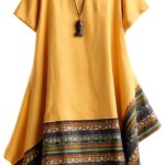 Donna Estate Lino Cotone Manica Corta Maglietta Tops Shirt Vestito-0