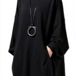 FTCayanz Felpa Donna Primavera Girocollo Oversize Grigio XL-0