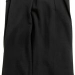 PERSONA by Marina Rinaldi Pantalone Donna Lana a Zampa Zip Davanti Art LAMENTI (19 - IT 48, Nero)-0