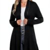 iClosam Cardigan Donna Lungo a Maniche Lunghe Leggero Aperto Elegante Casual-1