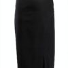 PERSONA by Marina Rinaldi Gonna Donna Nero VALDOR 100% Poliestere Made in Italy (21 - IT 50)-0