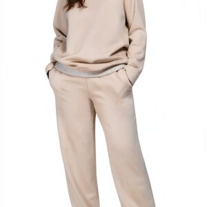 Marina Rinaldi Pantalone Donna in Jersey Scamosciato Morbido Art 13.1783081-0