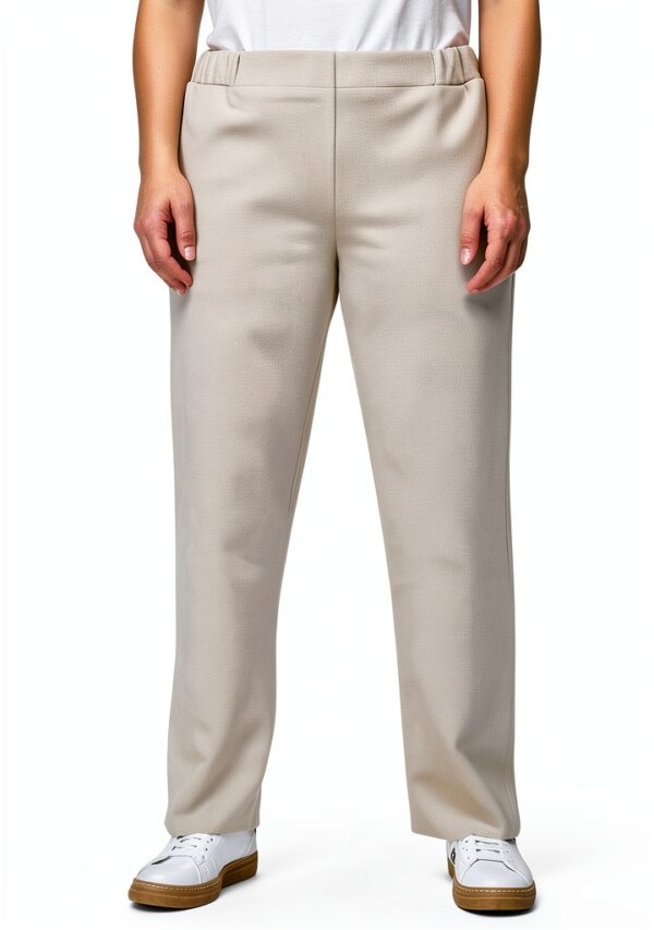 Marina Rinaldi Pantalone Donna in Jersey Scamosciato Morbido Art 13.1783081-2